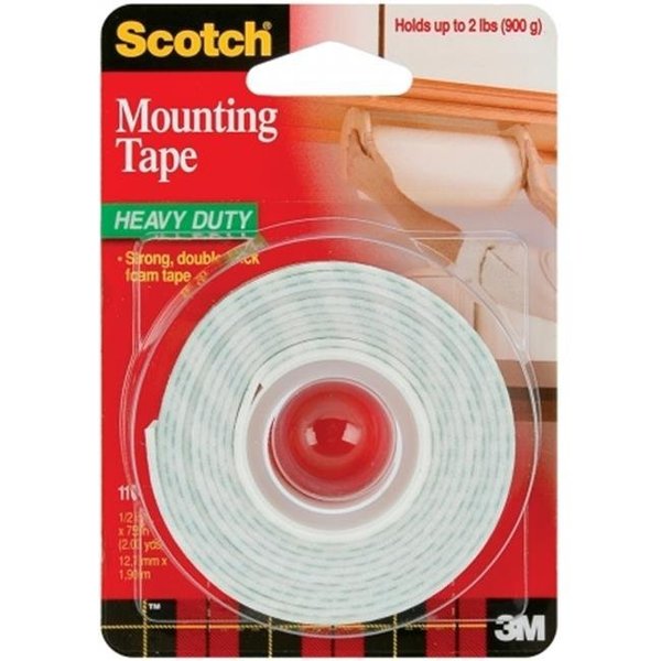 3M 3M 110 1/2" x 75" Foam Mounting Double Sided Tape 21200010538